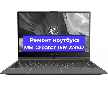 Замена кулера на ноутбуке MSI Creator 15M A9SD в Новосибирске